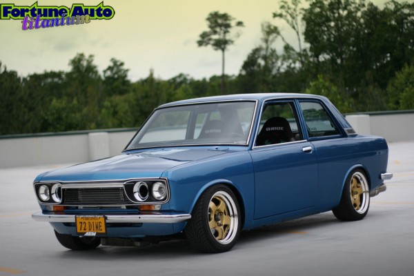 slammed datsun 510