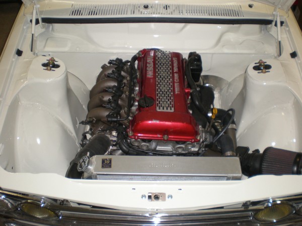 Image result for Datsun 510 engine compartment